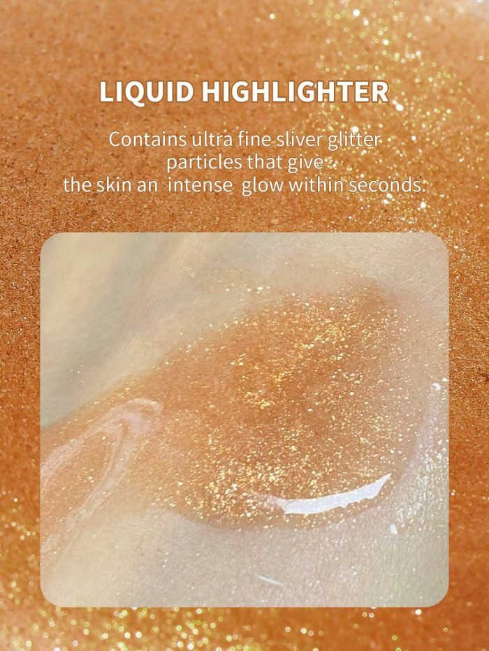 Highlighter Makeup Palette With Sparkles, Illuminate Facial Contours And Add Brightness, Pearl Powder For Body Highlighting#03 - Image 3