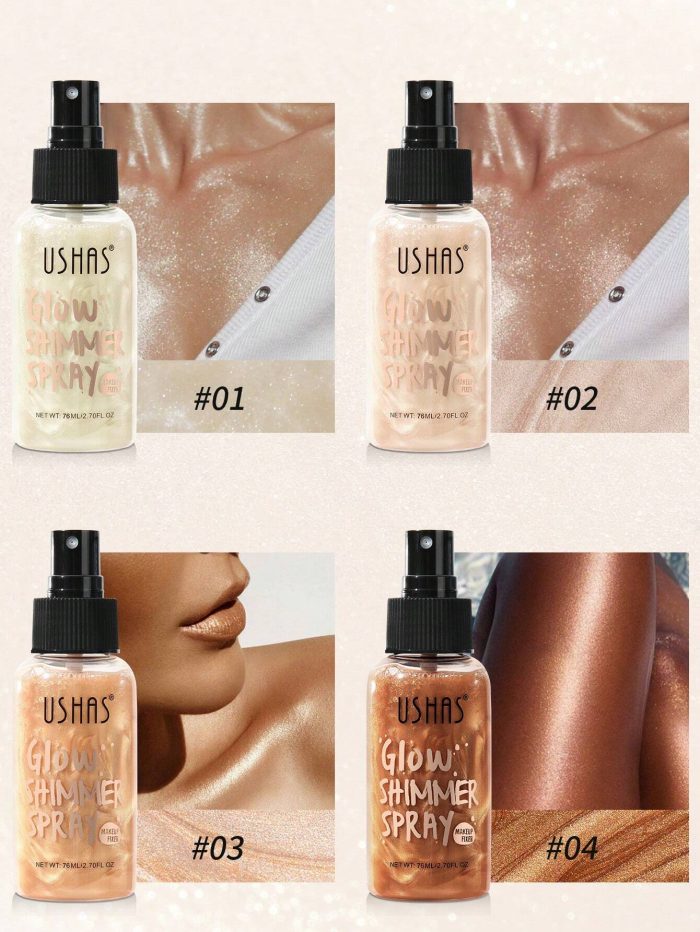 Highlighter Makeup Palette With Sparkles, Illuminate Facial Contours And Add Brightness, Pearl Powder For Body Highlighting#03 - Image 4