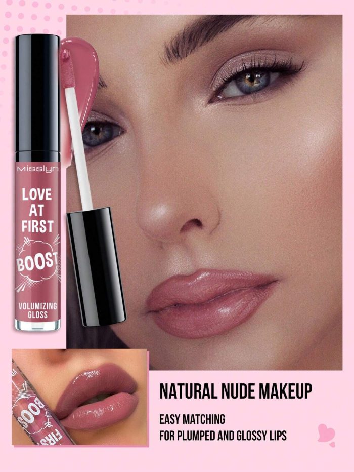 MissIyn Love At First Boost Volumizing Gloss, Moisturizing Water Gloss Lip Gloss, Long-Lasting Moisturizing Sweet Lip Glazen Non Sticky Lip Gloss - Image 5