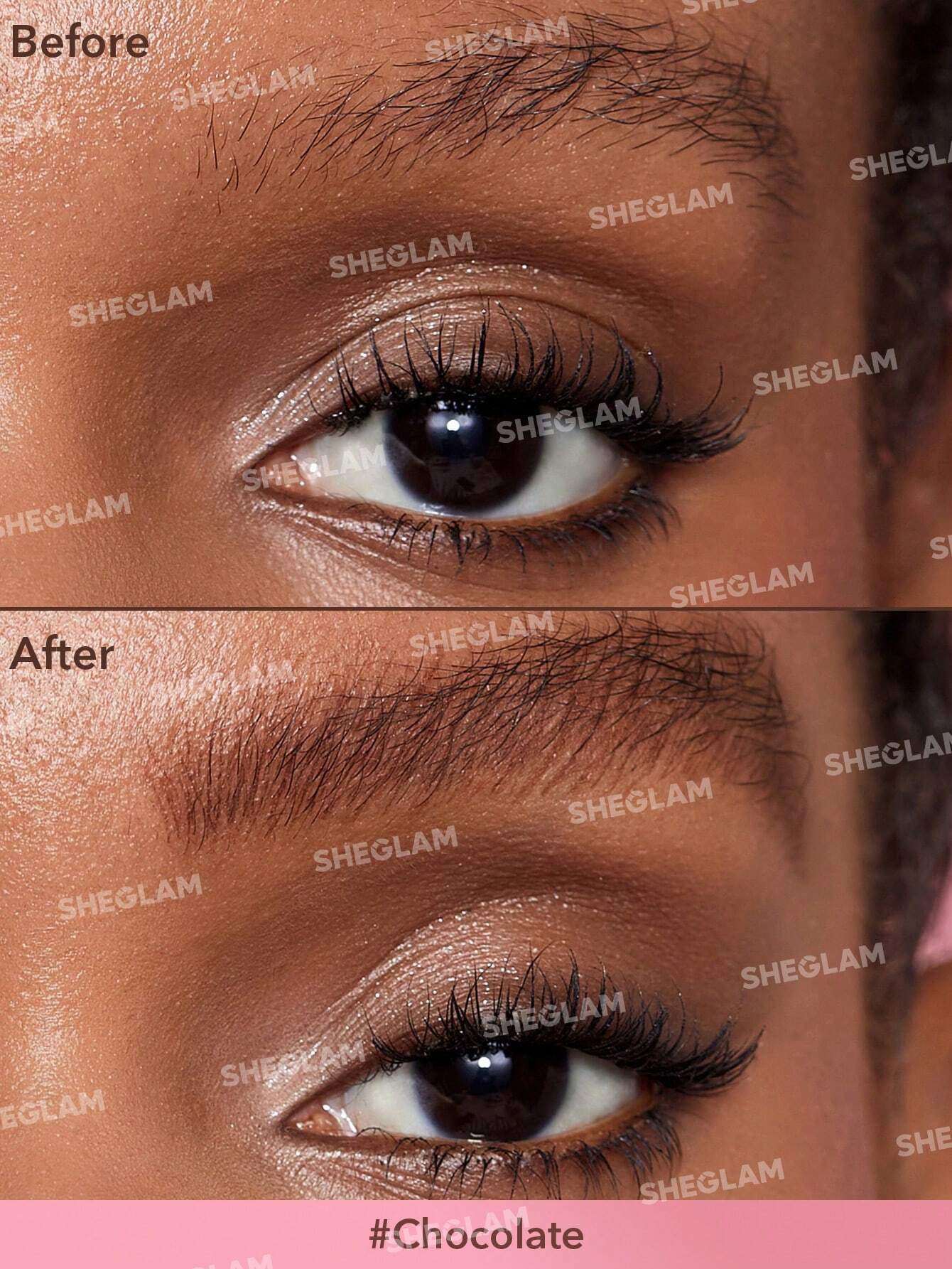 SHEGLAM Brow-Fection Angled Brush & Dip-Chocolate Hair-Like Strokes Liquid Eyebrow Gel Pen Easy To Color Long Lasting Quick Drying Natural Shaping - Image 2