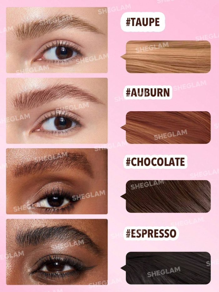 SHEGLAM Brow-Fection Angled Brush & Dip-Chocolate Hair-Like Strokes Liquid Eyebrow Gel Pen Easy To Color Long Lasting Quick Drying Natural Shaping - Image 5