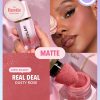 SHEGLAM Color Bloom Liquid Blush-Real Deal Liquid Blush Liquid Waterproof Long Lasting High Pigment