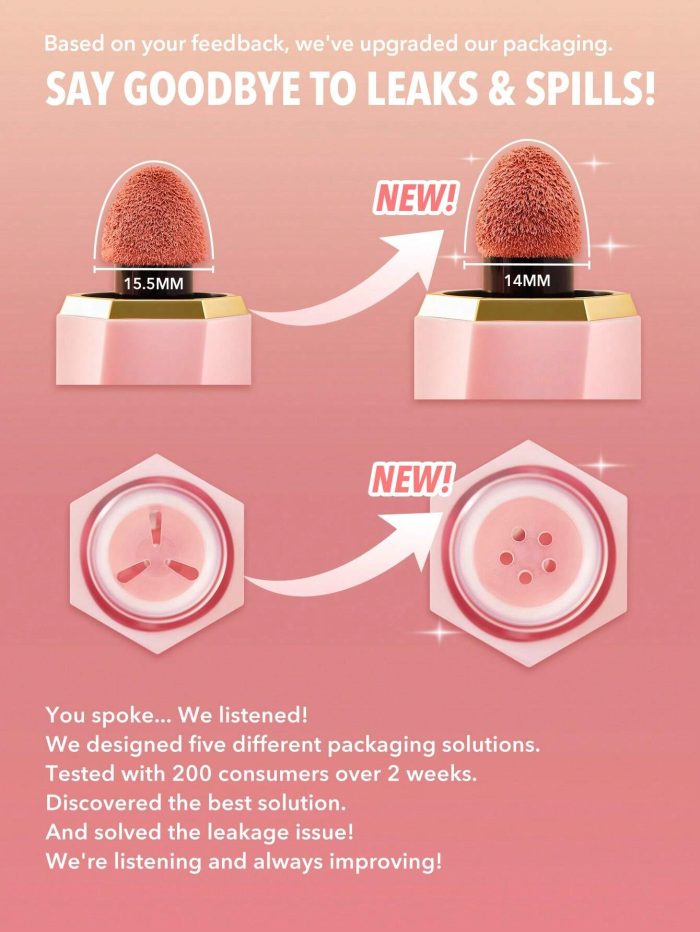 SHEGLAM Color Bloom Liquid Blush-Real Deal Liquid Blush Liquid Waterproof Long Lasting High Pigment - Image 3