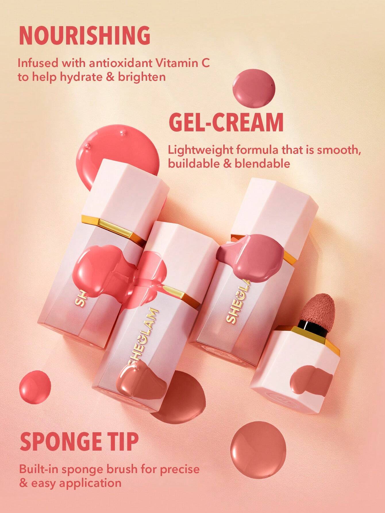 SHEGLAM Color Bloom Liquid Blush-Real Deal Liquid Blush Liquid Waterproof Long Lasting High Pigment - Image 5