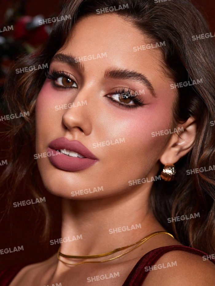 SHEGLAM Dynamatte Boom Long-Lasting Matte Lipstick Cherish You Lipstick Lightweight Color Non-Transfer Creamy - Image 4
