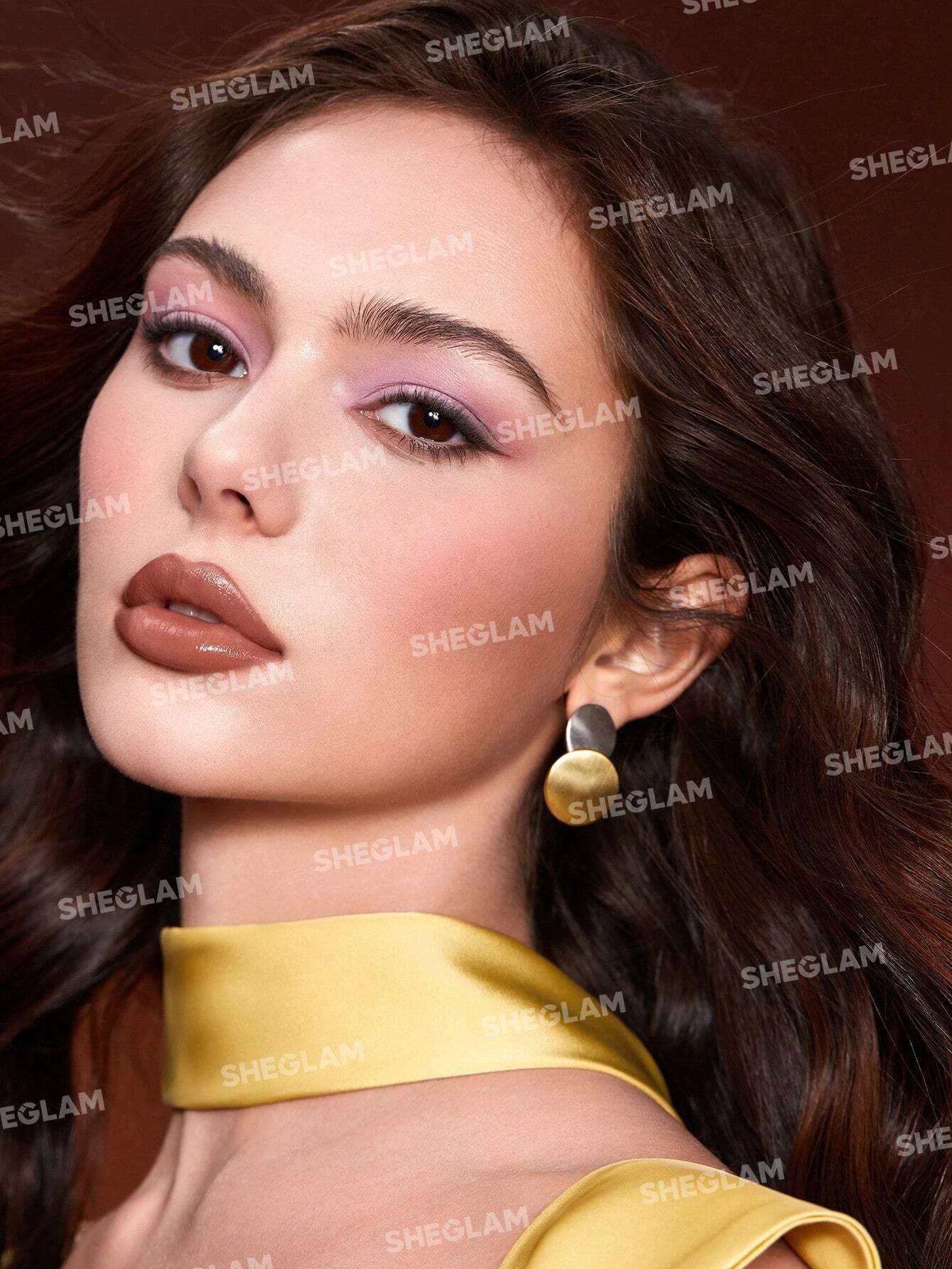 SHEGLAM Ember Rose Immortal Love Nourishing Lip Gloss-Amor Nude Liquid Lipstick High Shine Finish - Image 2