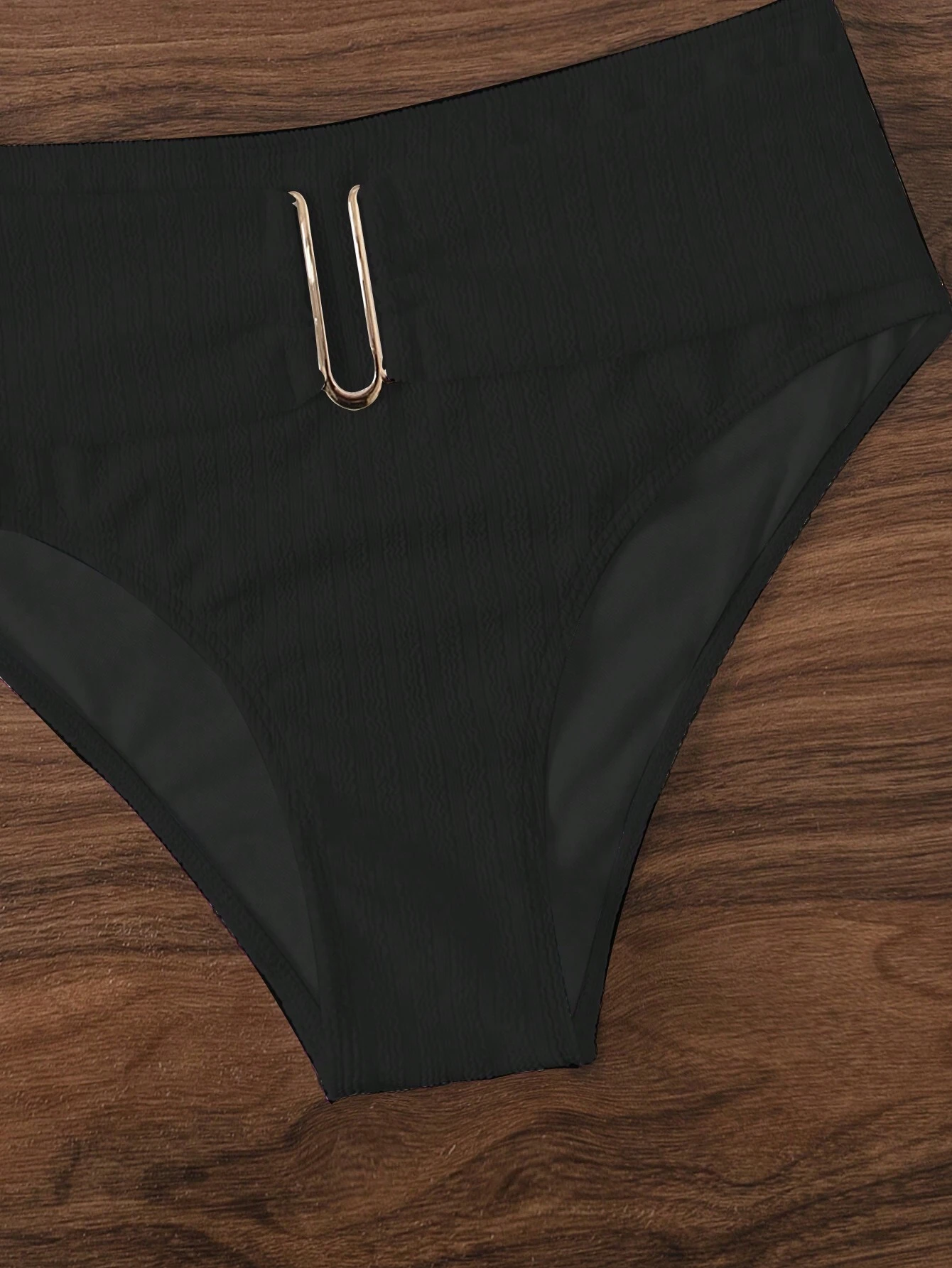 SHEIN Swim Summer Beach One Shoulder High Waisted Bikini Set - Image 5