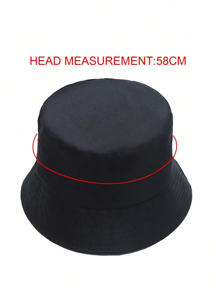 1pc Unisex One Love Pattern Bucket Hat - Image 4