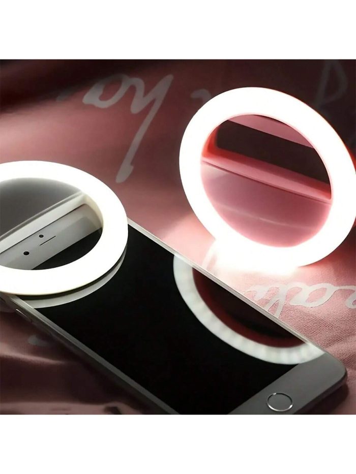 (Black) 36 lamp beads LED Selfie Light Ring - Upgrade 150mAh Battery version, USB Rechargeable Portable - Image 5