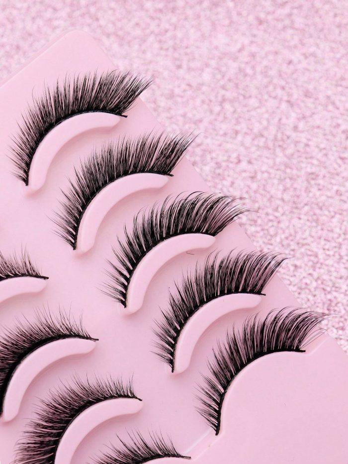 Christmas AYRMILLA NEW Lashes 5 Pairs Natural False Eyelashes Fluffy Soft Dramatic 3D Mink Lashes Long Wispy Eyelash Multi-Layered - Image 2