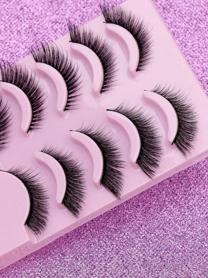 Christmas AYRMILLA NEW Lashes 5 Pairs Natural False Eyelashes Fluffy Soft Dramatic 3D Mink Lashes Long Wispy Eyelash Multi-Layered - Image 3