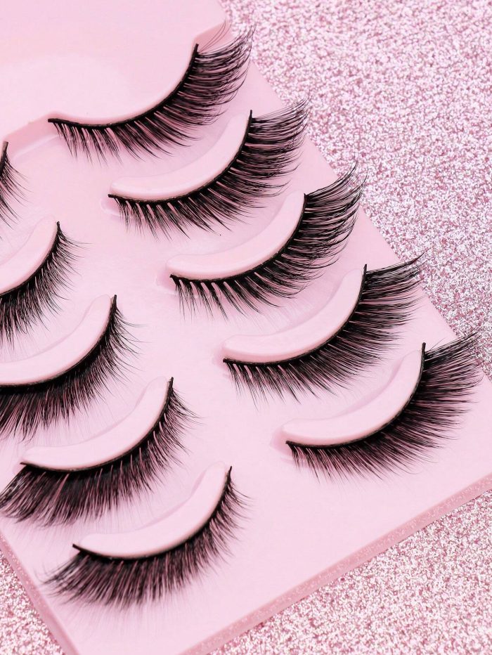 Christmas AYRMILLA NEW Lashes 5 Pairs Natural False Eyelashes Fluffy Soft Dramatic 3D Mink Lashes Long Wispy Eyelash Multi-Layered - Image 4