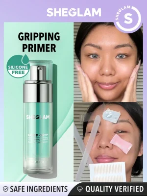 SHEGLAM Good Grip Hydrating Primer Oil Control Moisturizing Primer Gel Smooth Fine Lines Oil And Silicone-Free Face Primer