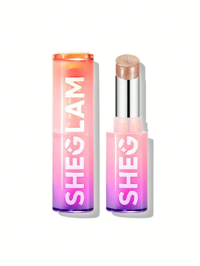 SHEGLAM Mirror Kiss High-Shine Lipstick-Own Your Shine High Gloss Shine Glitter Lipstick Moisturizing Reduce Lip Fine Lines Lip Balm - Image 9