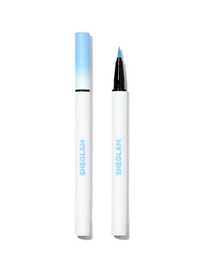 SHEGLAM Color Crush Liquid Eyeliner-Now Streaming 7 Colors Smudge-Proof High Pigment Eyeliner Pencil Sweat-proof Long Lasting Easy To Use Blue Eyeliner - Image 6