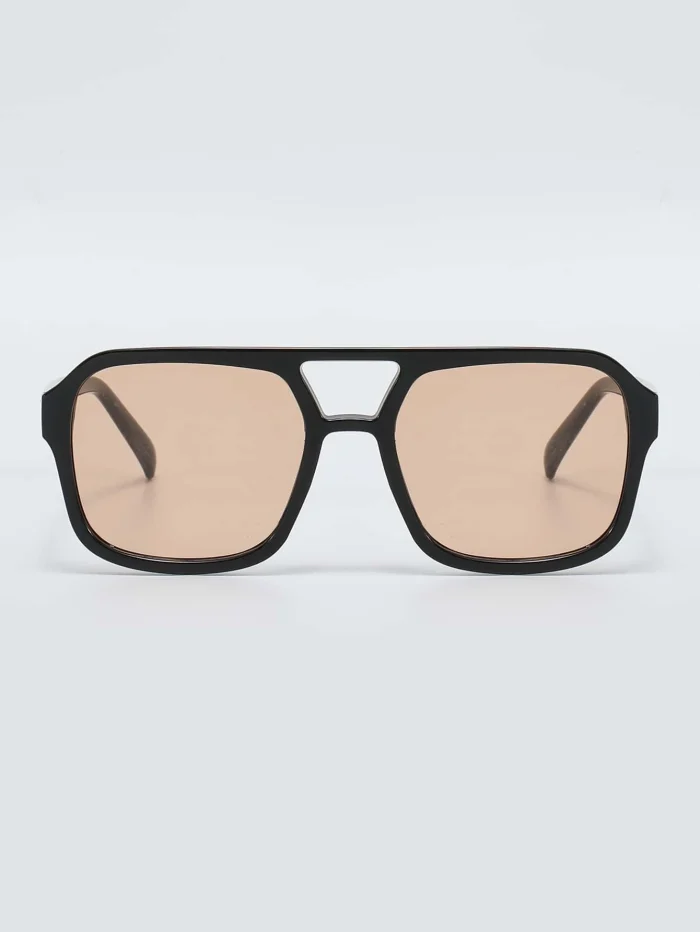 Geometric Frame Fashion Glasses Casual Sunglasses Beach Sun Glasses - Image 4