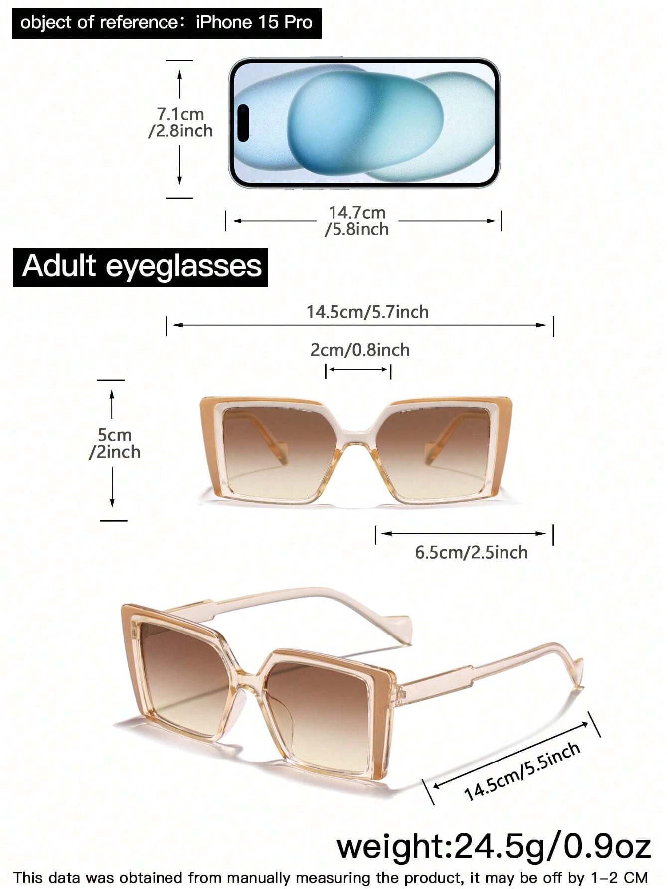 1/2 PCS Women's Acrylic Bohemian Box Trendy Fashion Hundred Sunglasses - Image 3