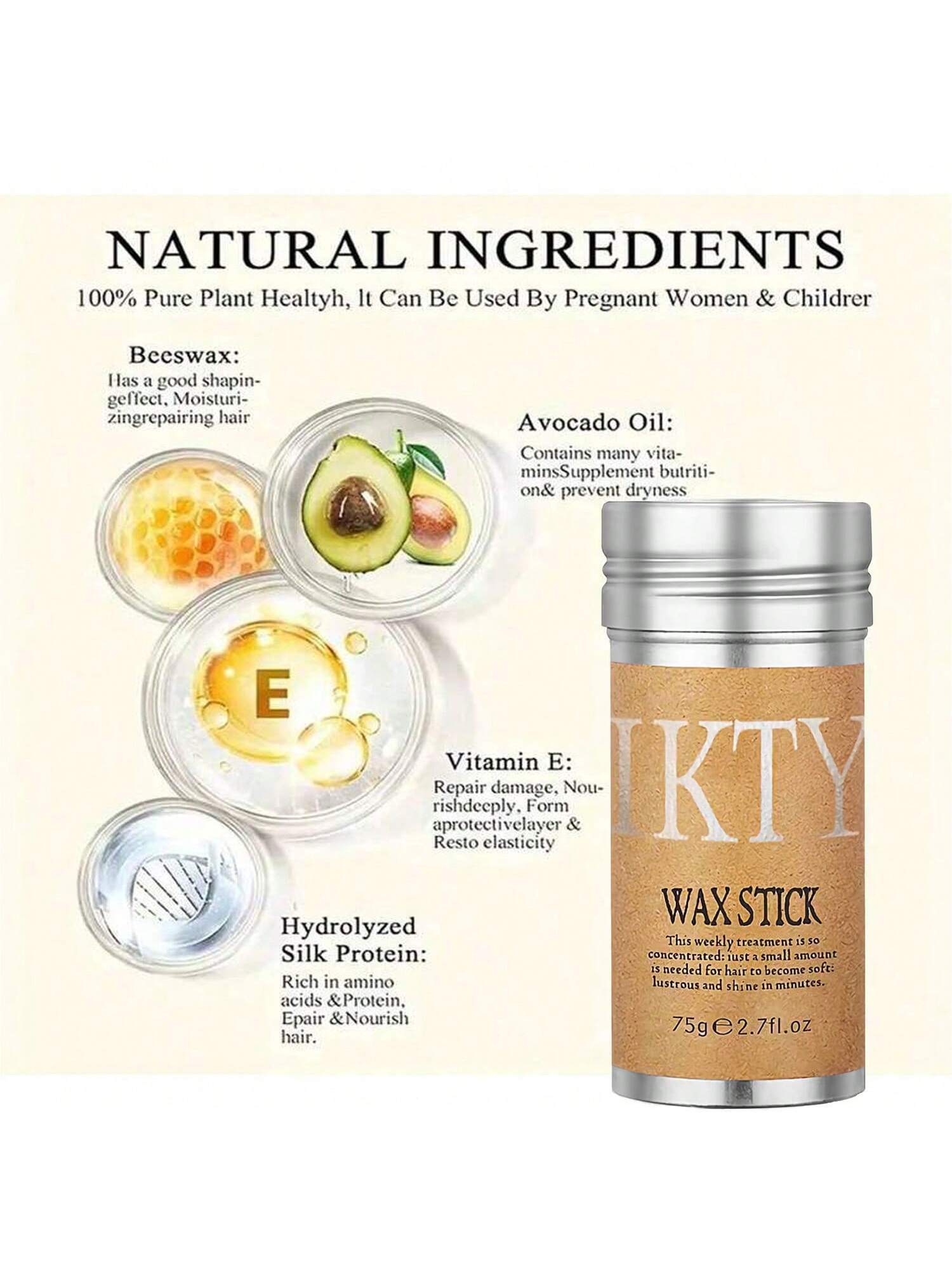 4pcs Edge Brush Slick Back Hair Stick, Hair Wax Stick For Flyaways, Slick Back Hair Brush For Smoothing Baby Hair, Rat Tail Combs Parting Combs For Braiding Hair, Teasing Brush For Fluffy Hair - Image 7