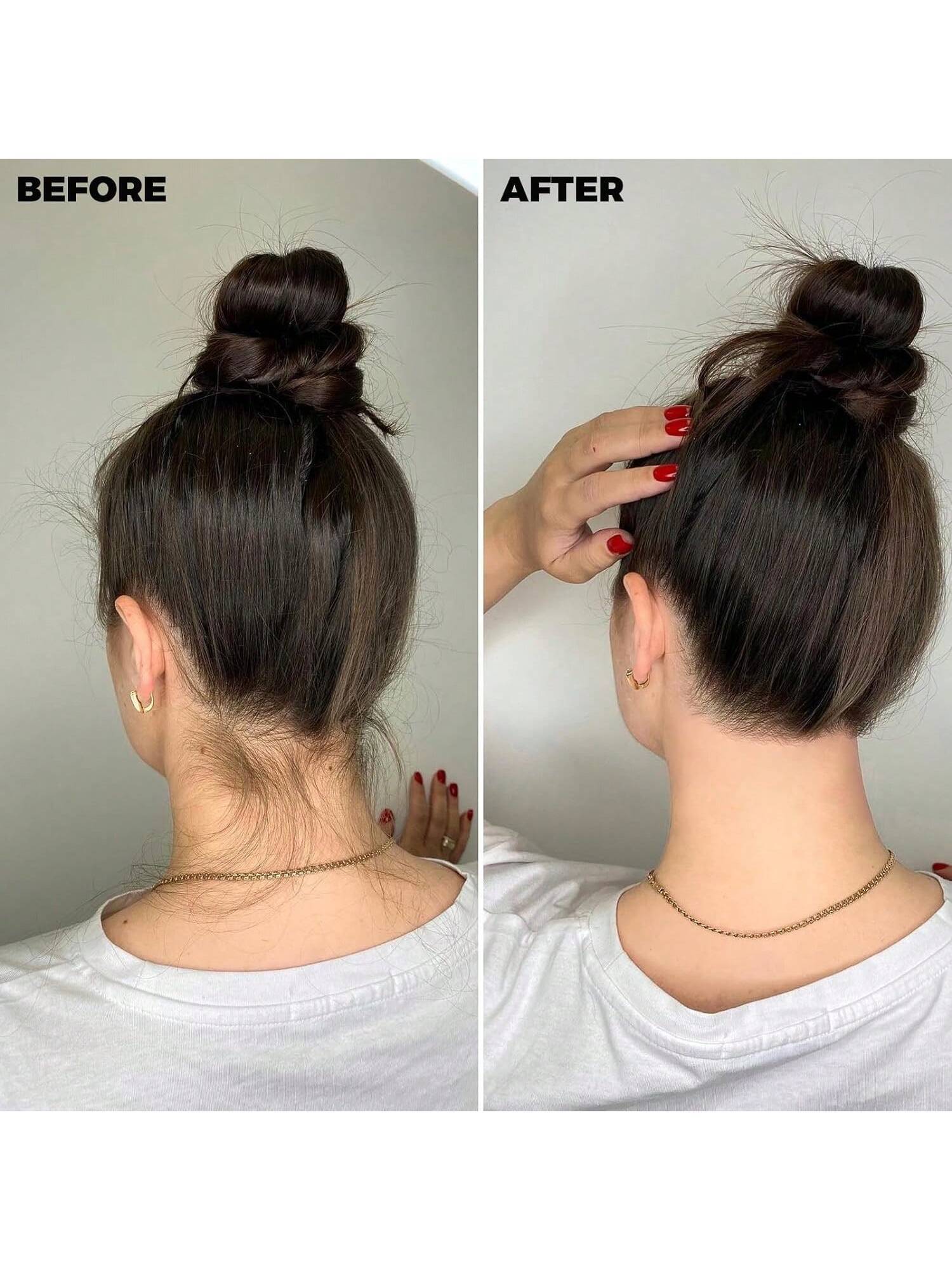 4pcs Edge Brush Slick Back Hair Stick, Hair Wax Stick For Flyaways, Slick Back Hair Brush For Smoothing Baby Hair, Rat Tail Combs Parting Combs For Braiding Hair, Teasing Brush For Fluffy Hair - Image 2