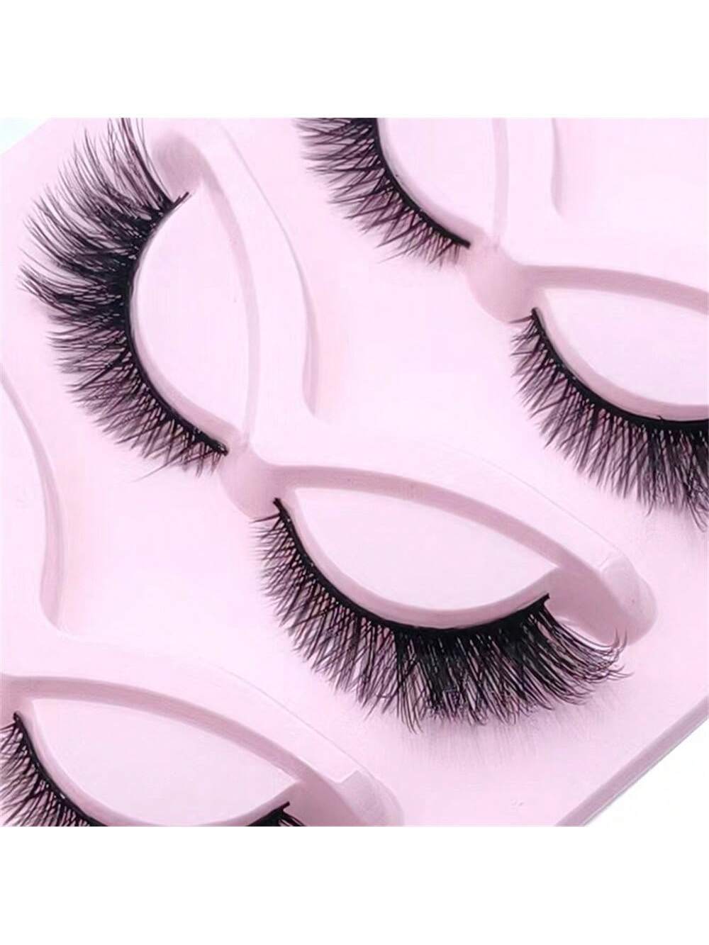 5 Pairs Cat Eye Lashes Long Lashes Cat Eye Look Wispy Lashes Eye - Image 3