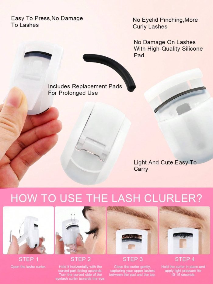 60Pcs Self Adhesive Individual Cluster Lashes Kit 8-16mm DIY Lash Extension Set With Tweezers And Lash Clurler C Curl Press On Segmented Lashes No Glue Needed Spikes Eyelashes - Image 5