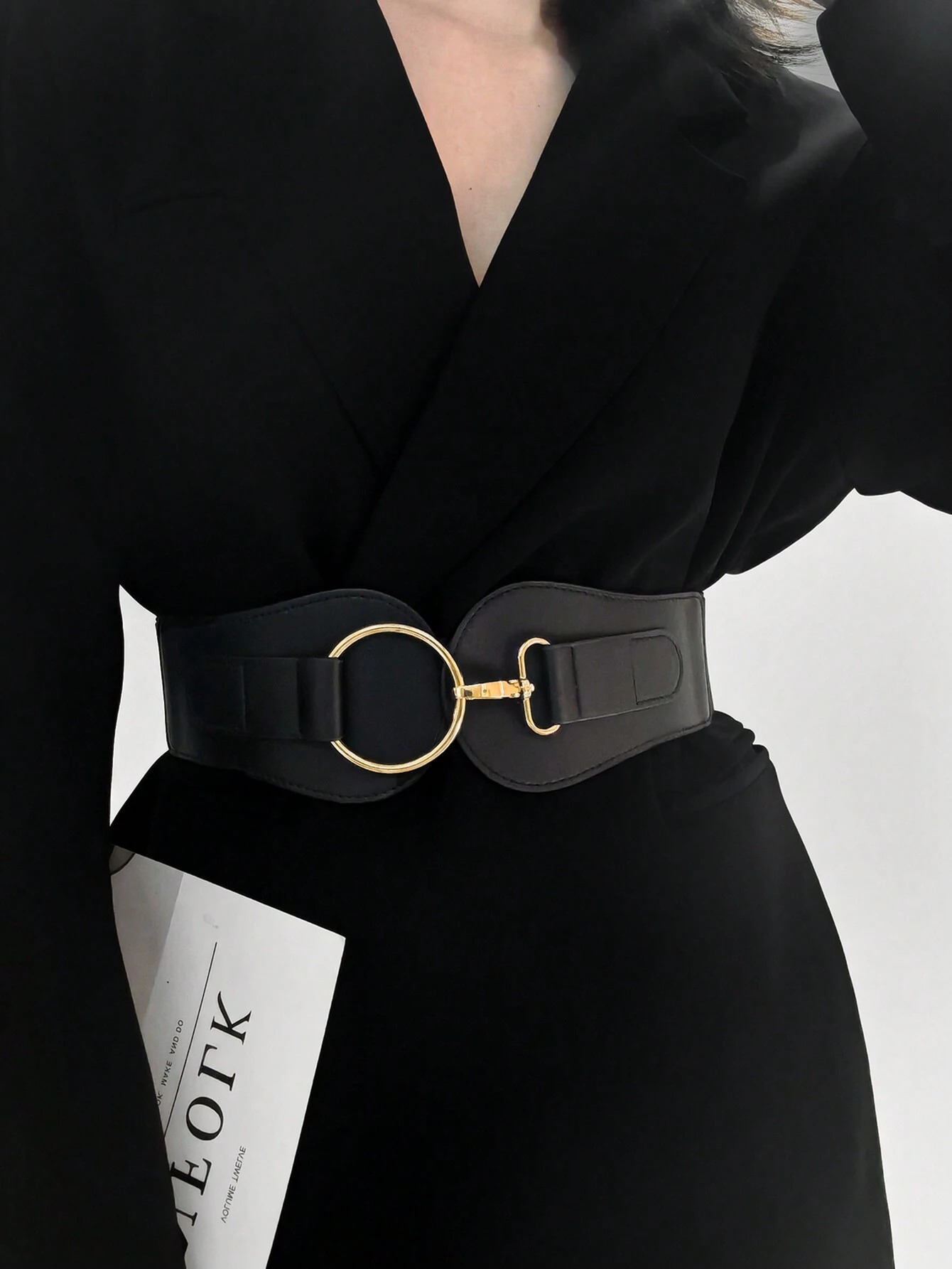 New Arrival Simple Fashion Belt With Elastic Band For Women's Suit/Dress