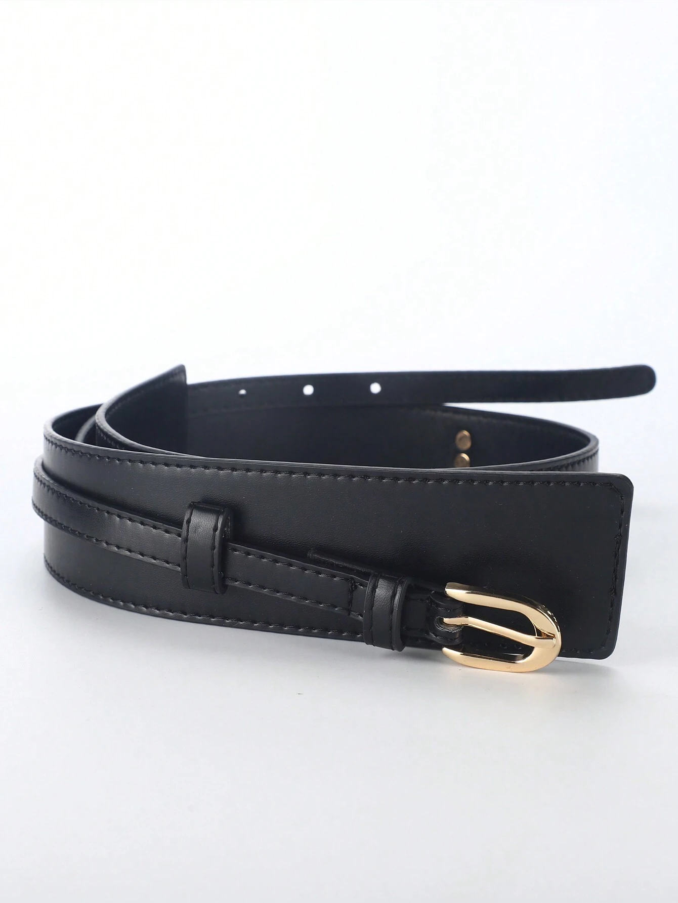 Simple Style Metal Buckle Belt for Coats and Dresses - Image 4