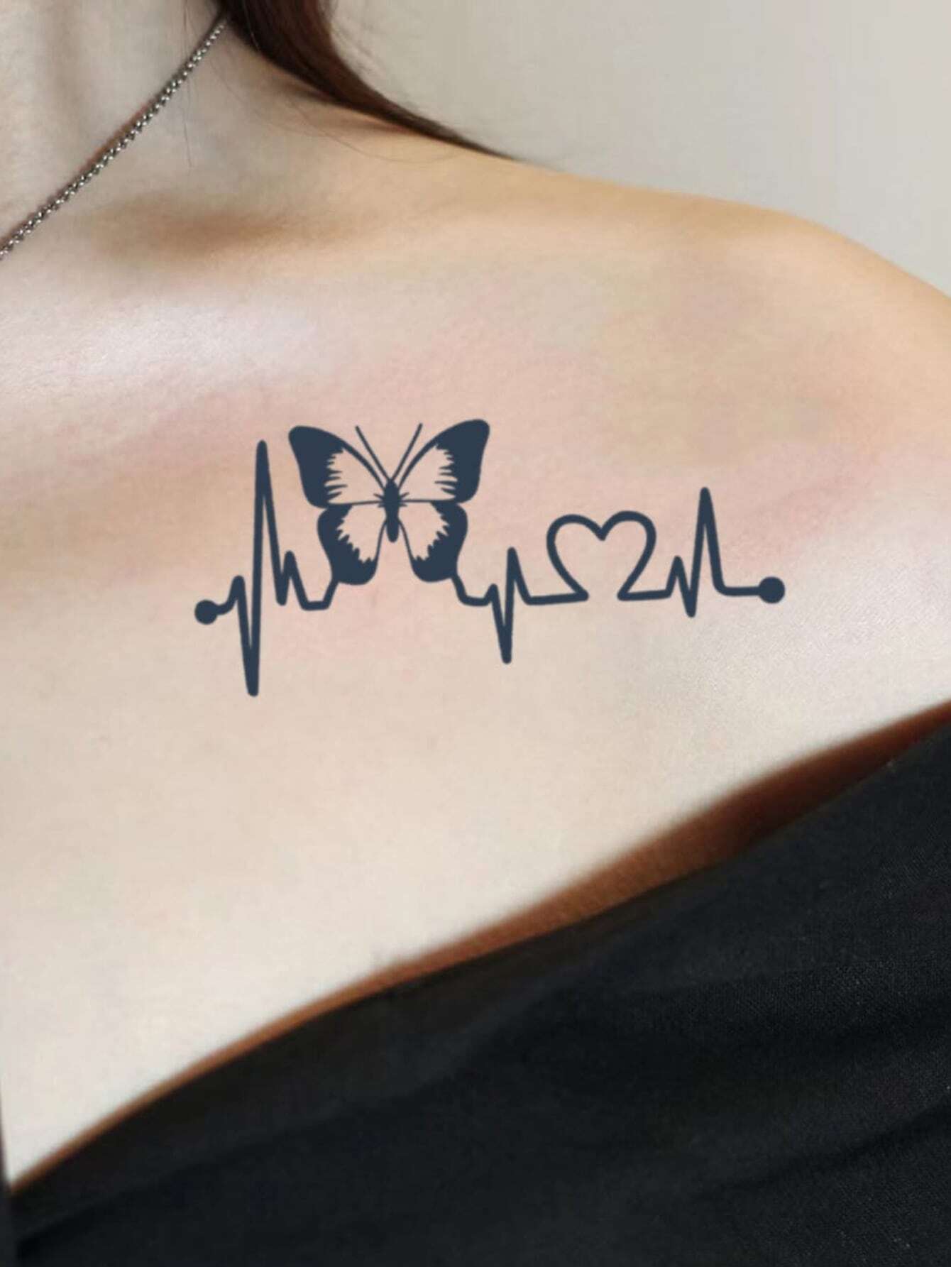 1Sheet Butterfly Pattern Temporary Tattoo Sticker Body Decoration - Image 2