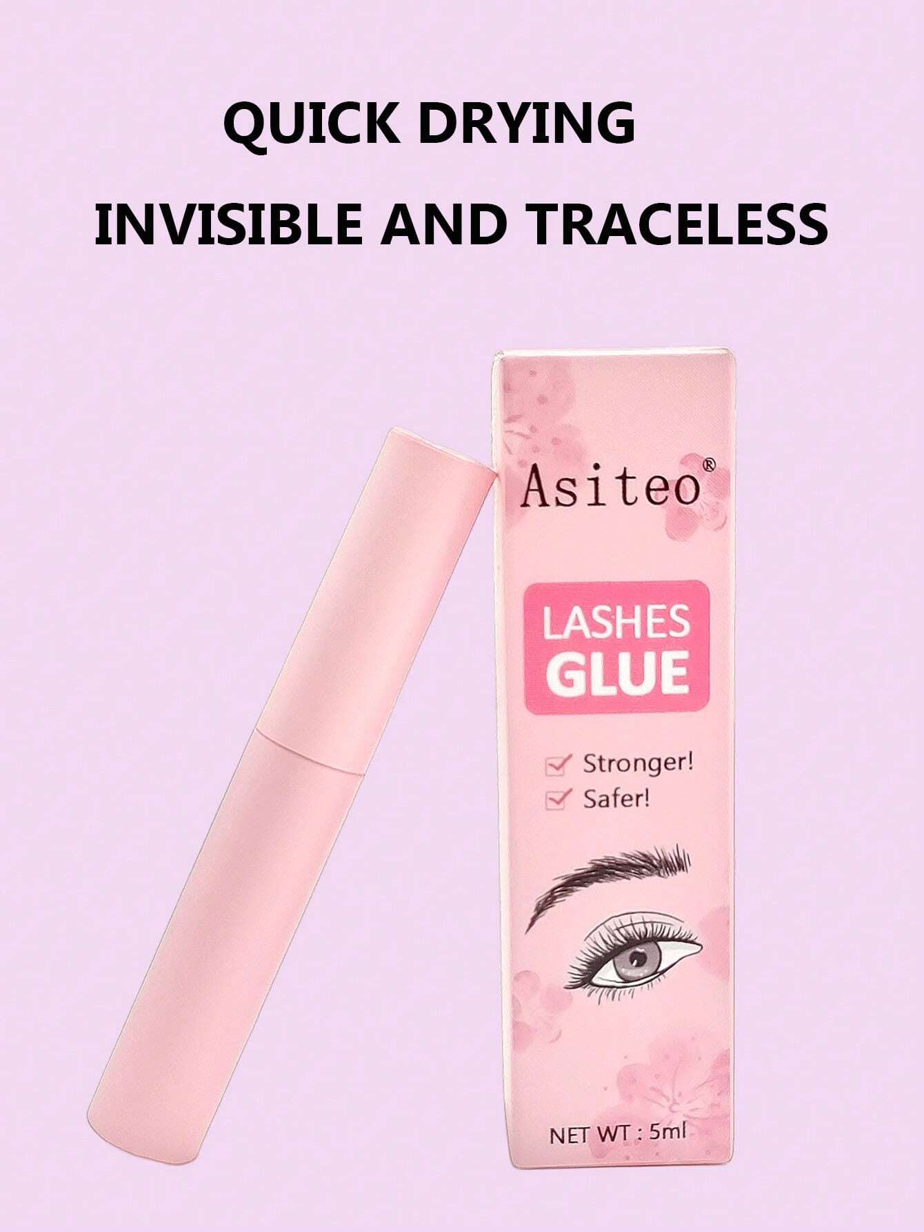 1 Piece 5Ml White Color Eyelash Glue. - Image 3