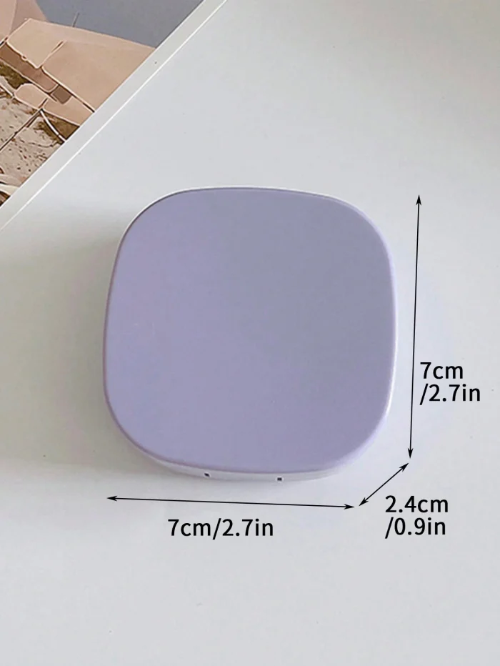 1pc Portable Minimalist Square Contact Lens Case - Image 4
