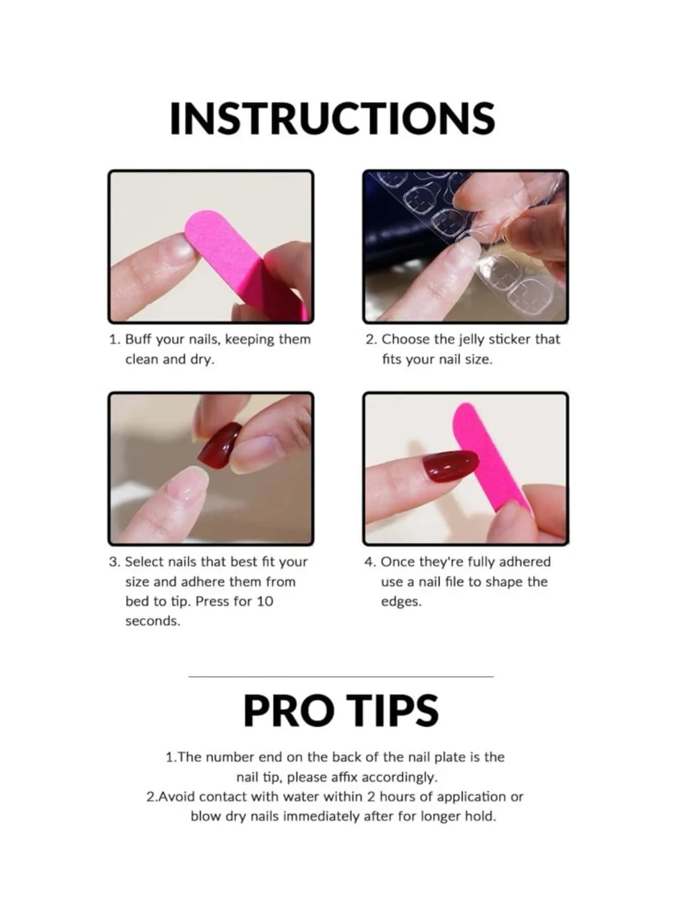 24pcs/Set Medium Long Coffin Shaped Silver Glitter False Nails - Image 4