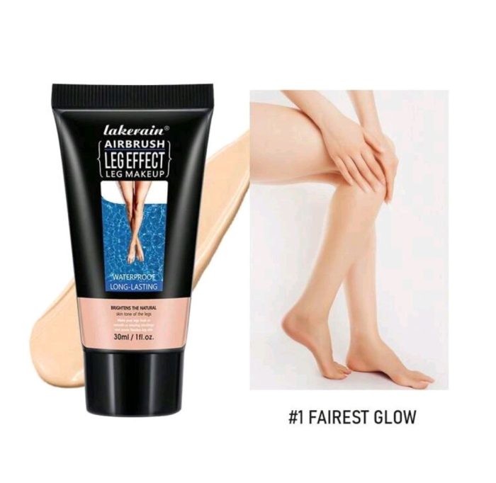 Lakerain Leg Makeup, Brown-Gold Highlighter For Legs, Can Cover Skin Imperfections, Moisturizing & Lightweight Texture, Waterproof 01