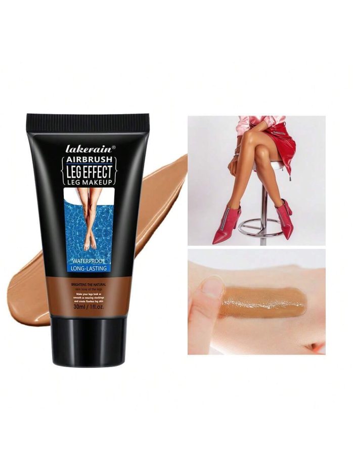 Lakerain Leg Makeup, Brown-Gold Highlighter For Legs, Helps To Conceal Imperfections, Moisturizing Formula, Lightweight And Waterproof 03 - Image 2