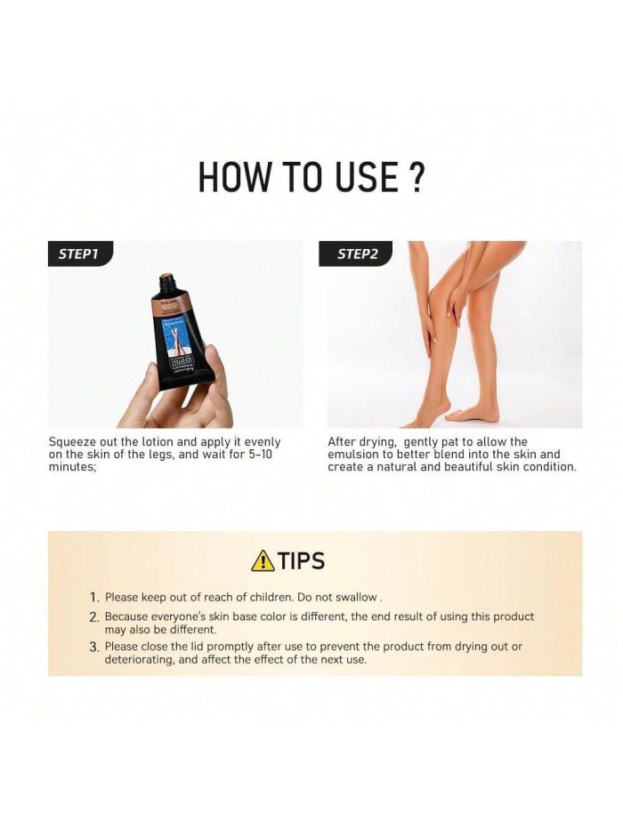 Lakerain Leg Makeup, Brown-Gold Highlighter For Legs, Helps To Conceal Imperfections, Moisturizing Formula, Lightweight And Waterproof 03 - Image 7