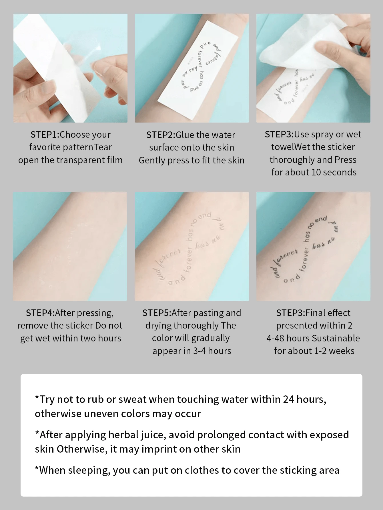 Beauty Back Temporary Tattoo Stick Sexy Simple Waterproof Lasting One To Two Weeks Of Imitation Tattoo - Image 2