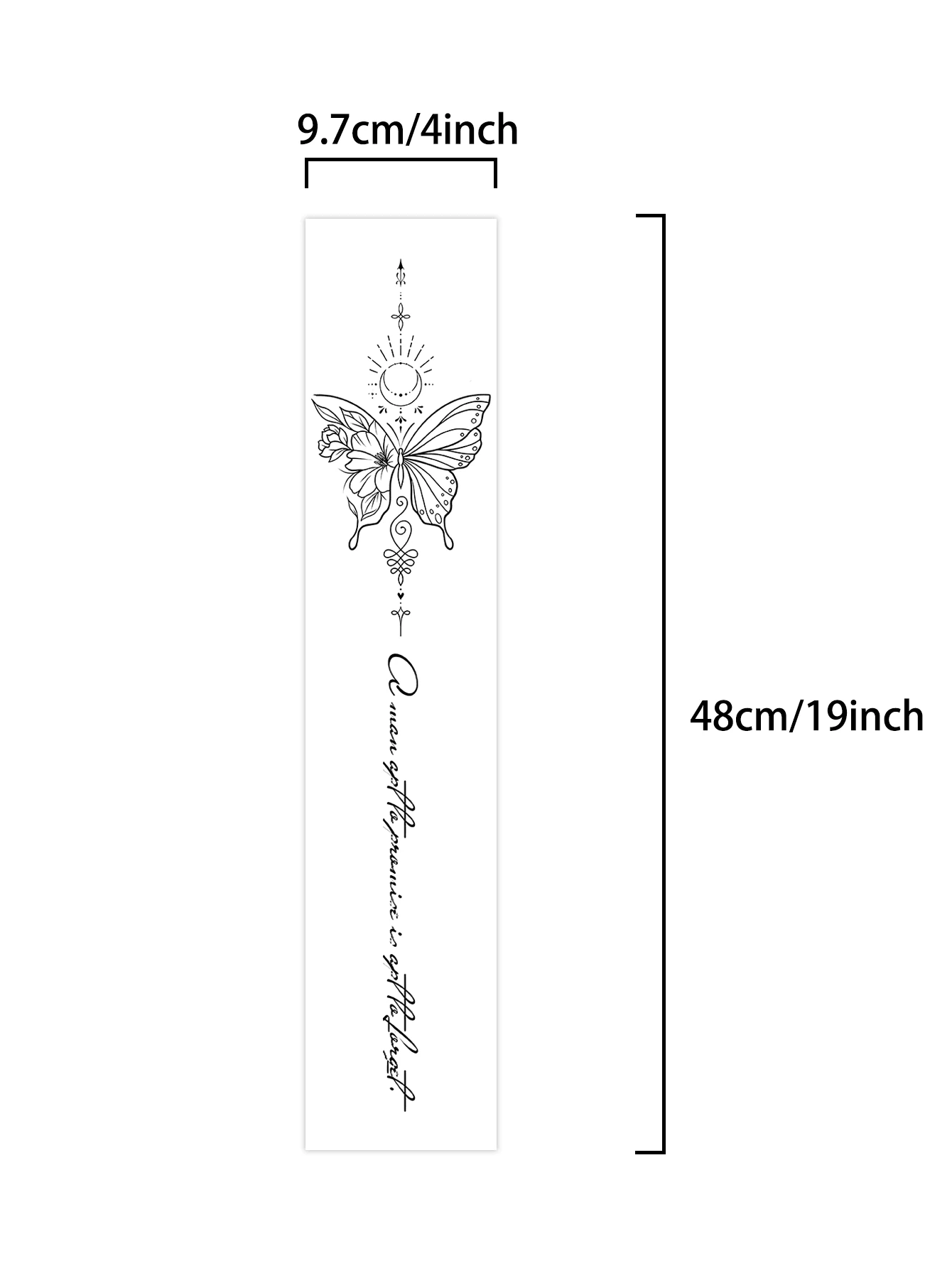 Beauty Back Temporary Tattoo Stick Sexy Simple Waterproof Lasting One To Two Weeks Of Imitation Tattoo - Image 3