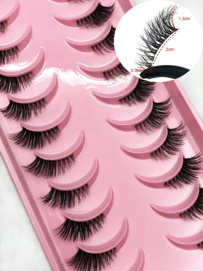 10pairs Full Strip False Eyelashes