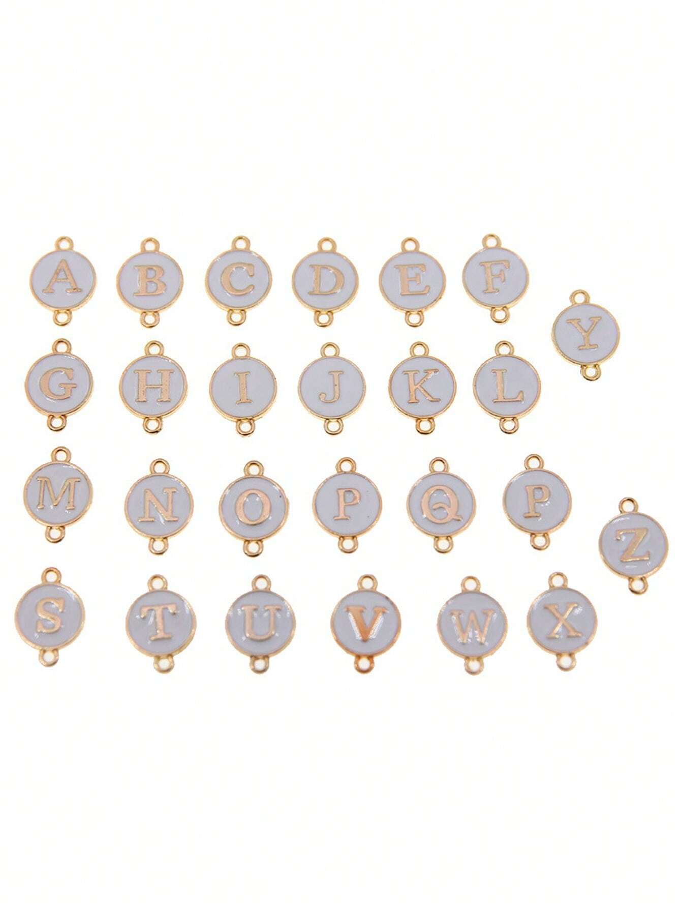 1PC Classic Black A-Z 26 Initial WhitePull-Out Bracelet Women's Simple Casual Style Fashion Charm Jewelry - Image 4