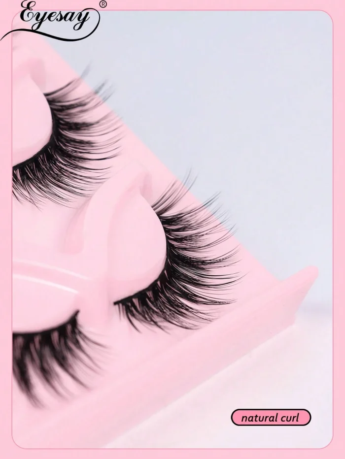 5 Pairs Cat Eye Lashes Wispy Fake Lashes Fluffy Cat Eye Lashes - Image 6