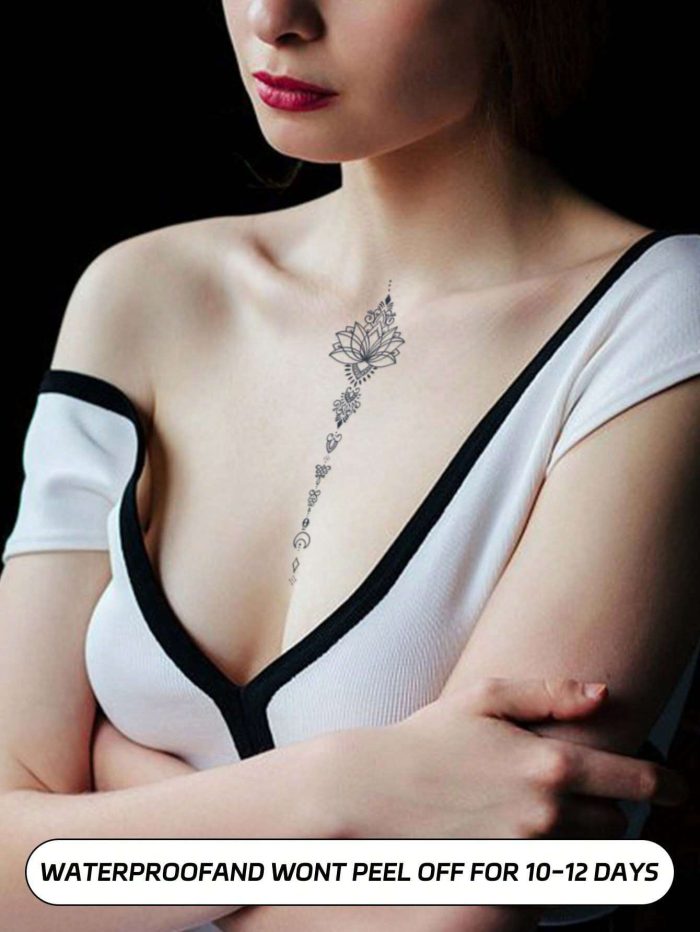 A Brahma Totem Temporary Tattoo Stick Waterproof Lasting A Week To Two Weeks - Image 2
