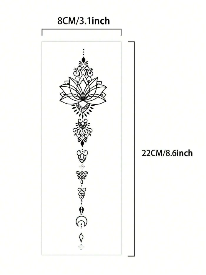 A Brahma Totem Temporary Tattoo Stick Waterproof Lasting A Week To Two Weeks - Image 3