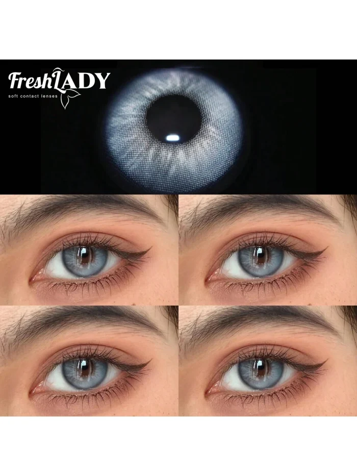 FRESH LADY Freshlady Blue Godness Veil Hera 14.2mm Colored Contact Lenses - Image 2