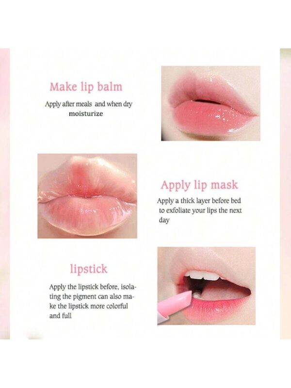 Moisturizing Lip Balm - Lipstick Set(3Pcs/Set) High Shine Finish Moisturizing Non-Sticky Lip Glaze - Image 9