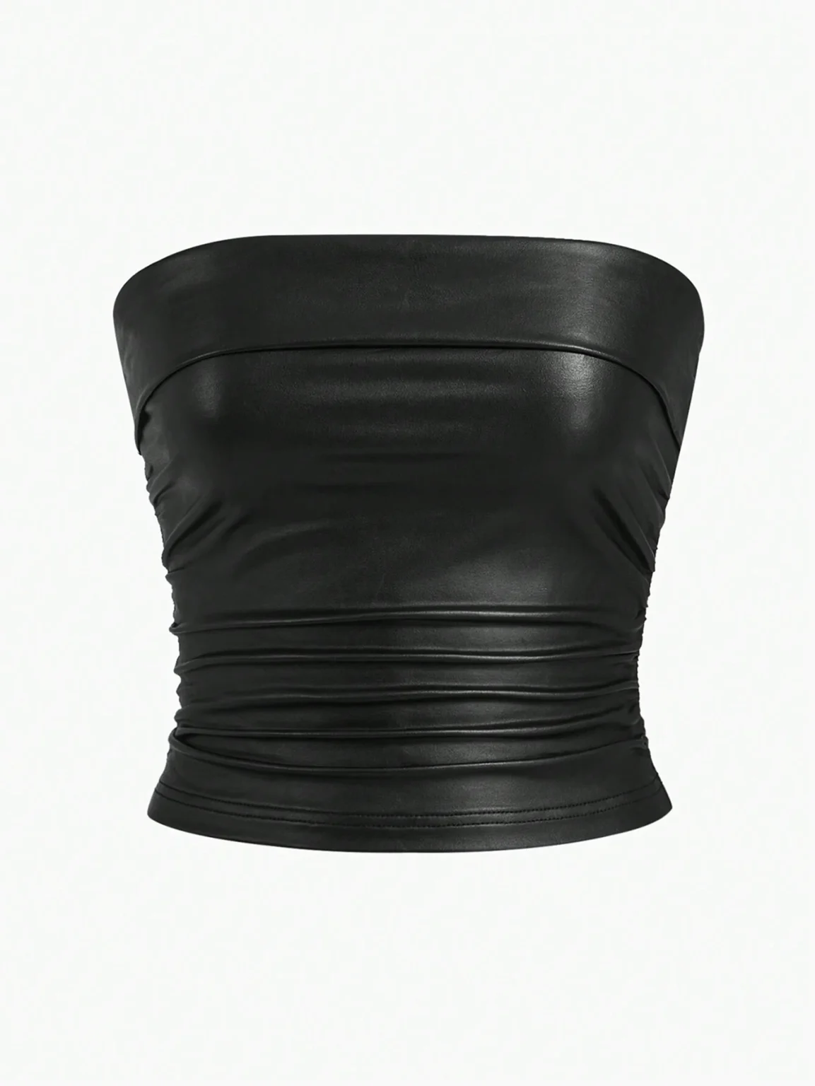 SHEIN EZwear Folded Knitted Bandeau Top - Image 2