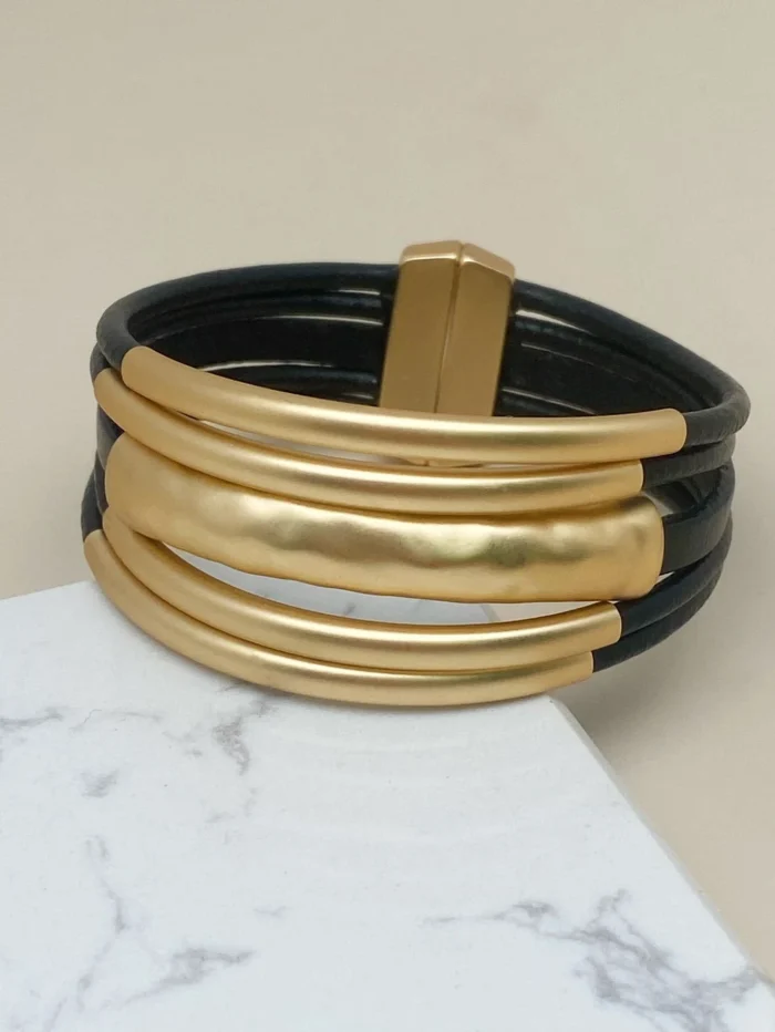 Two Tone Layered Bracelet