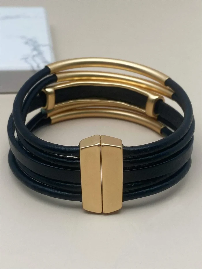 Two Tone Layered Bracelet - Image 2