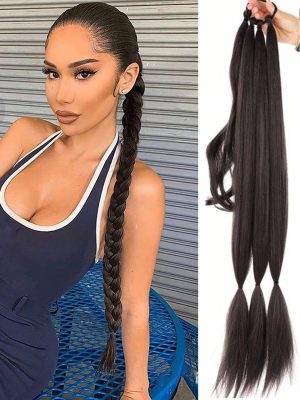 1pc Braided Hair Tie Scrunchie For Ponytail Hairstyle Decoration