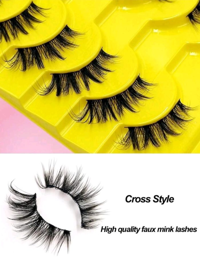 Asiteo 10 Pairs Of Luxurious Half Lashes - Natural Look Wispy Cat Eye Lashes For Flawless Makeup - Image 4