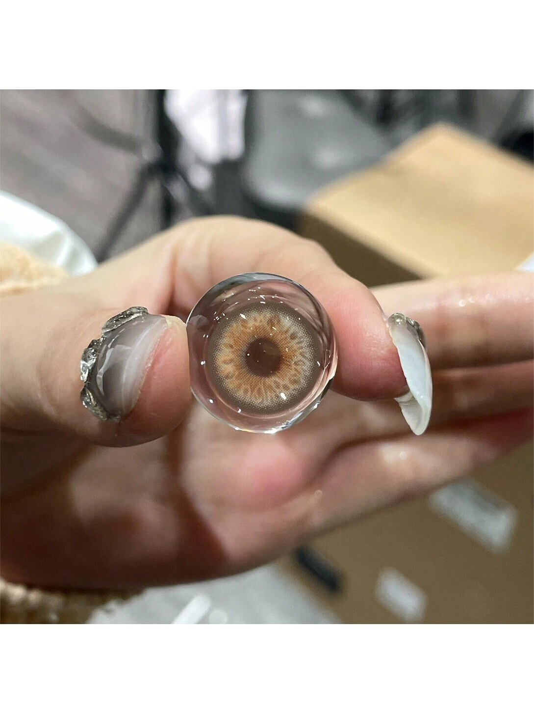 UYAAI UYAAI 1Pair-Enlargement Natural Yearly Disposable Colored Contact Lenses - Image 5