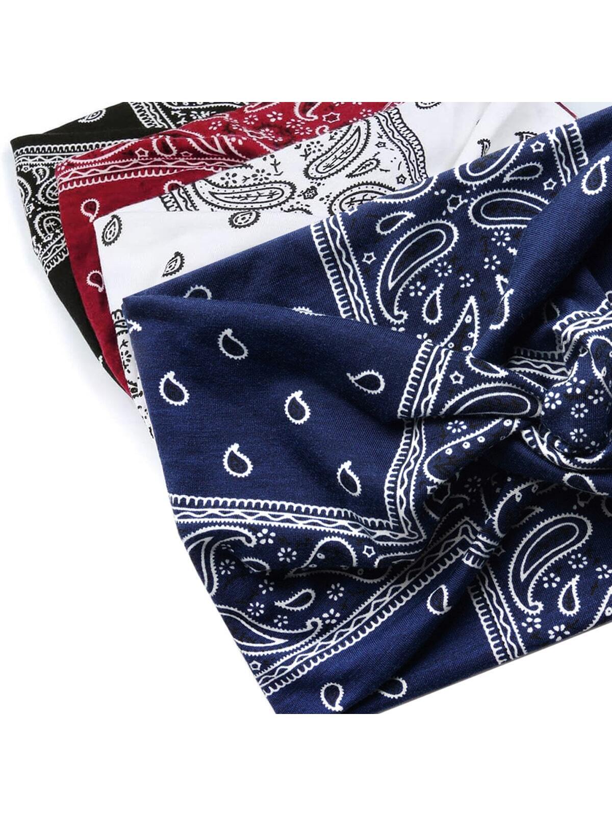 1pc/4pcs Women Fashion Wide Tie-Knot Headbands - Image 4